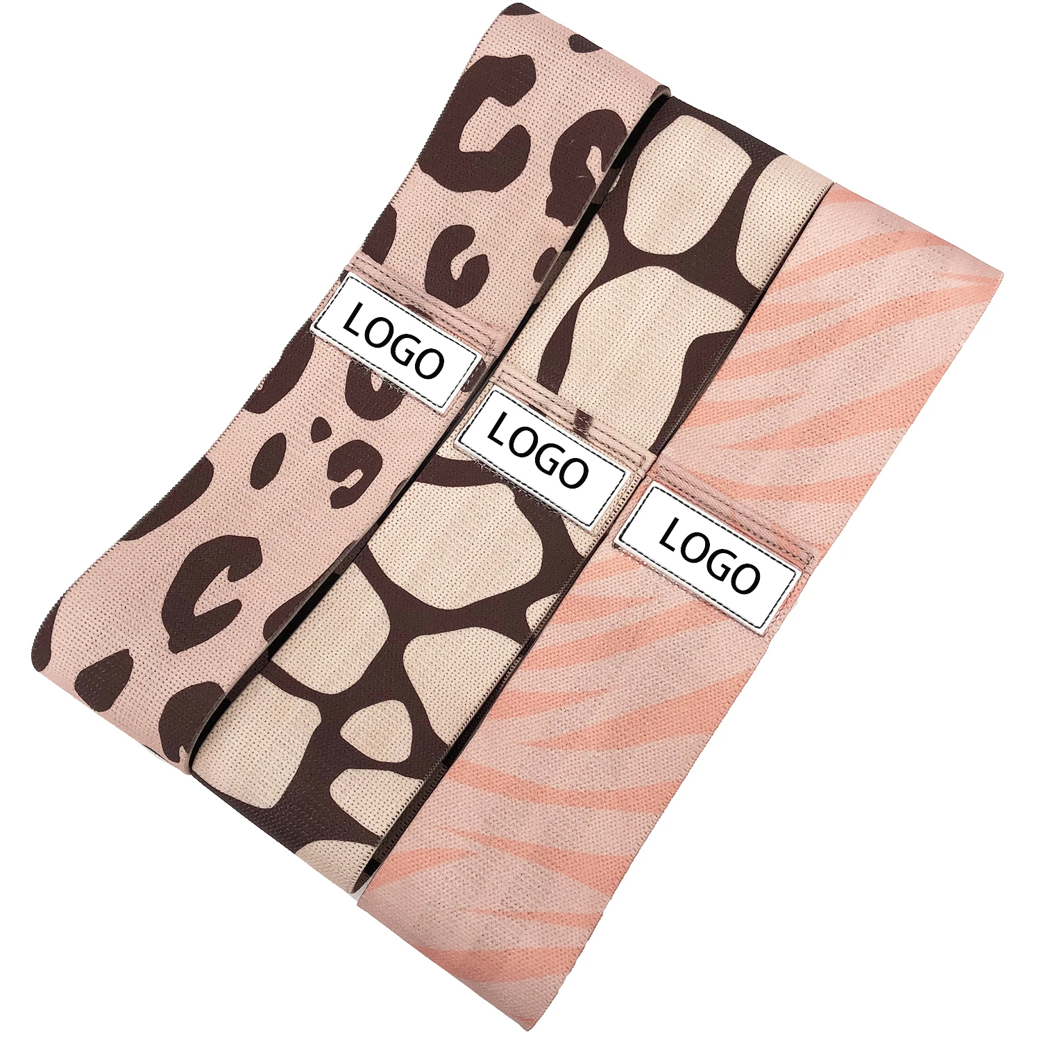 Nude Pink Latex Fitness Booty Exercise Rubber Loop Band Hip Circle  Resistance Bands Elastic Workout Band