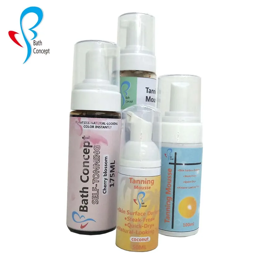 Оптовая продажа домашняя Фирменная торговая марка Bath Concept органический лосьон/Мусс для самозагара