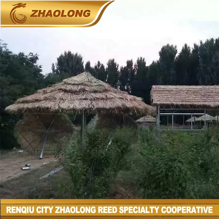 Direct factory wholesale reed thatch garden umbrella