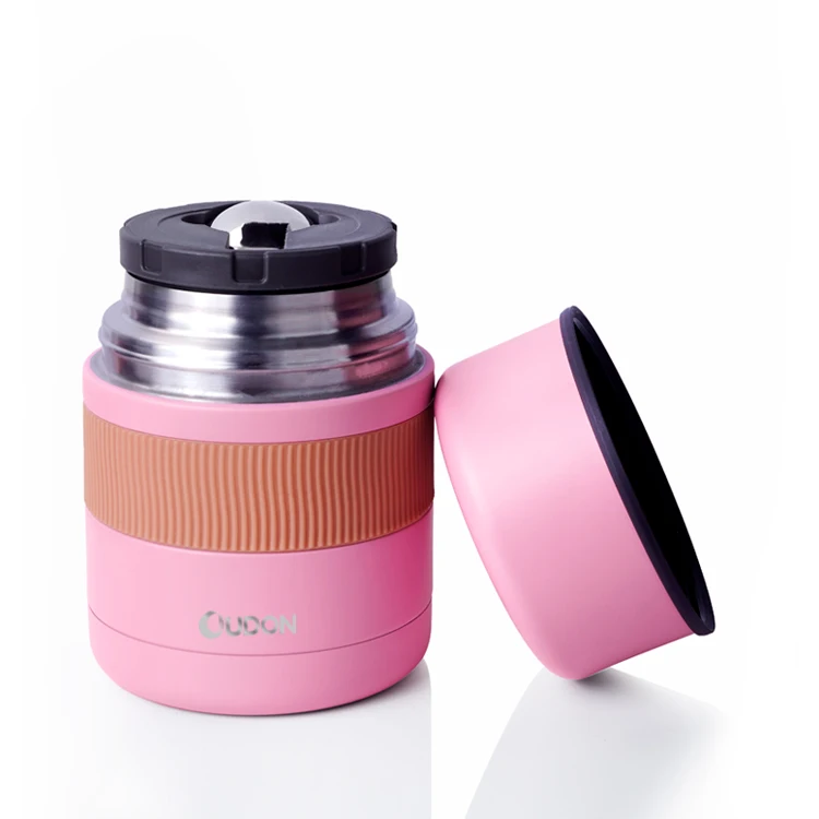 Stainless steel food warmer insulated double wall vacuum insulated lunch box vacuum hot food thermos flask