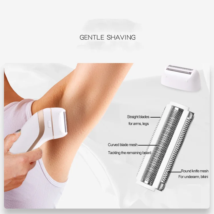 3 in 1 electric lady shaver, foot callus remover electric , multifunction home use professional  lady epilator