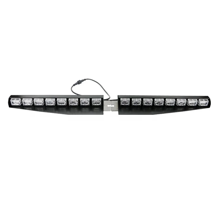 48W High Intensity Wide Angle 12V Red Flash Led Strobe Lights Waterproof