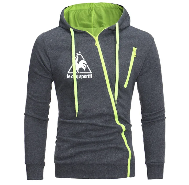 New Hoodies Men Autumn Casual Long Sleeve Hoodie Men Sweatshirts Slim Zipper Hoody Men Hooded Streetwear