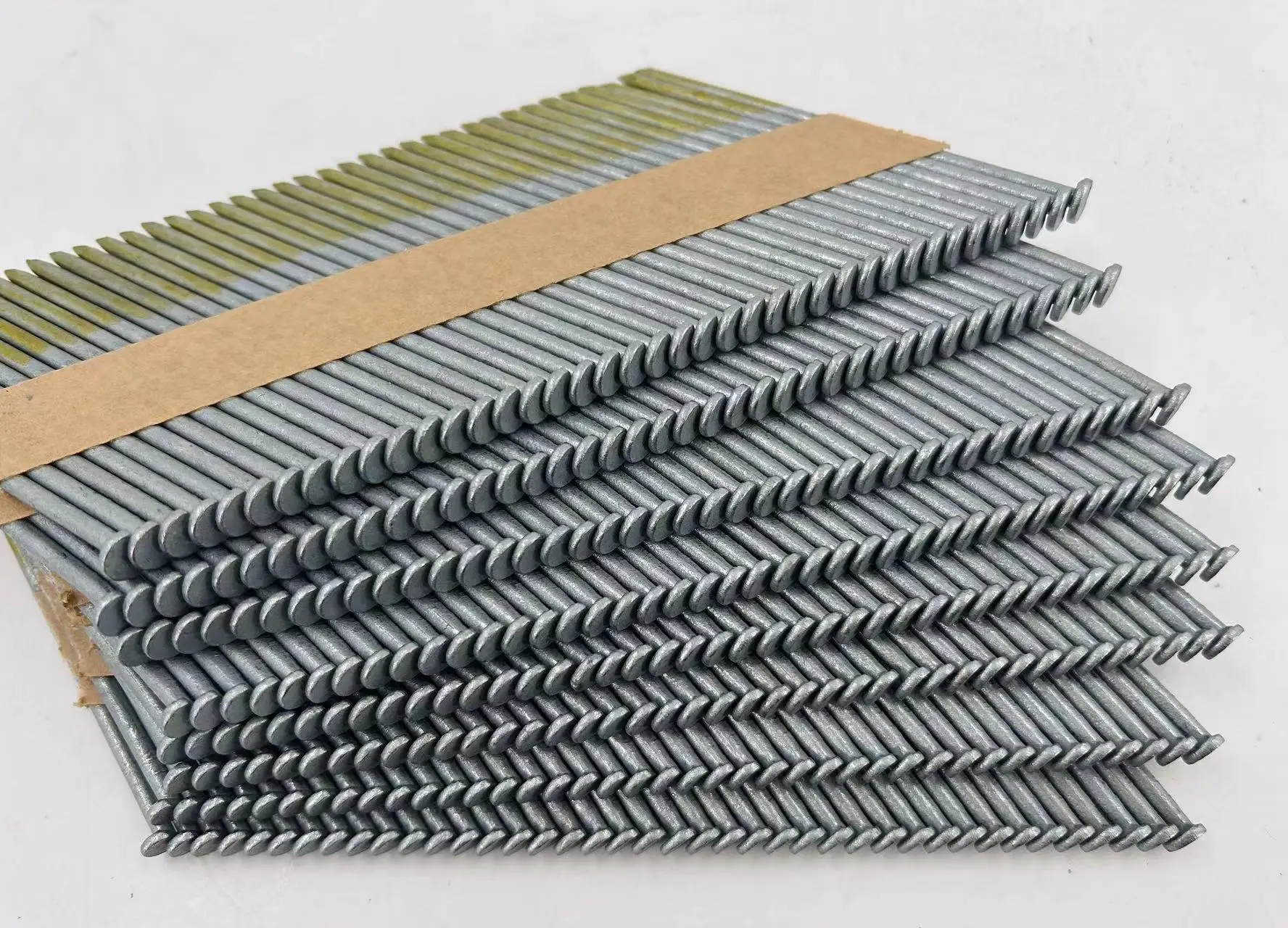 Clipped Head Nail 30 34 33 Degree Paper Collated Framing Nails with Ring Spiral Smooth Shank Types