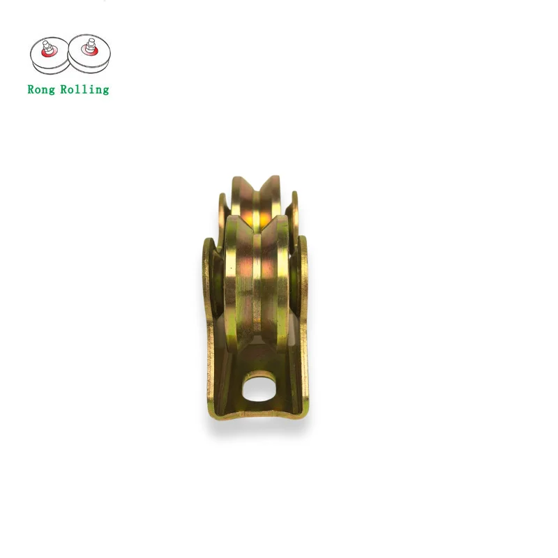 Factory price wholesale cable guide roller wheel steel casting sliding gate wheel