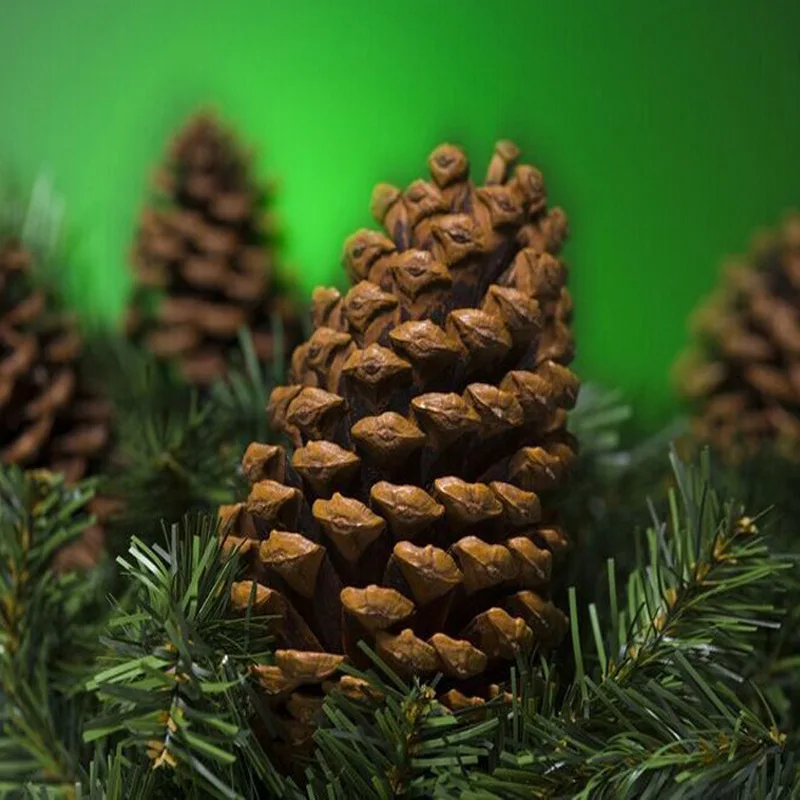 Christmas Pinecone Window Display Decoration Home Decoration 15cm American Pinecone Pine Tower