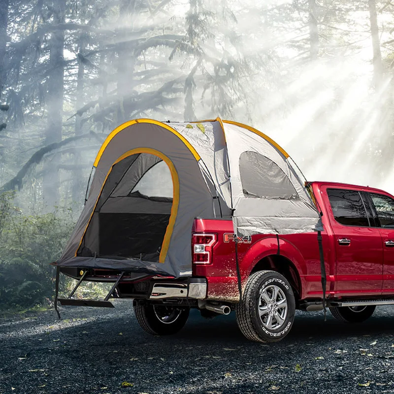 Wholesale Factory Direct Sales Outdoor Camping Roof Top Truck Tent Big Room Camper Bed Pickup Truck Tents For Trucks