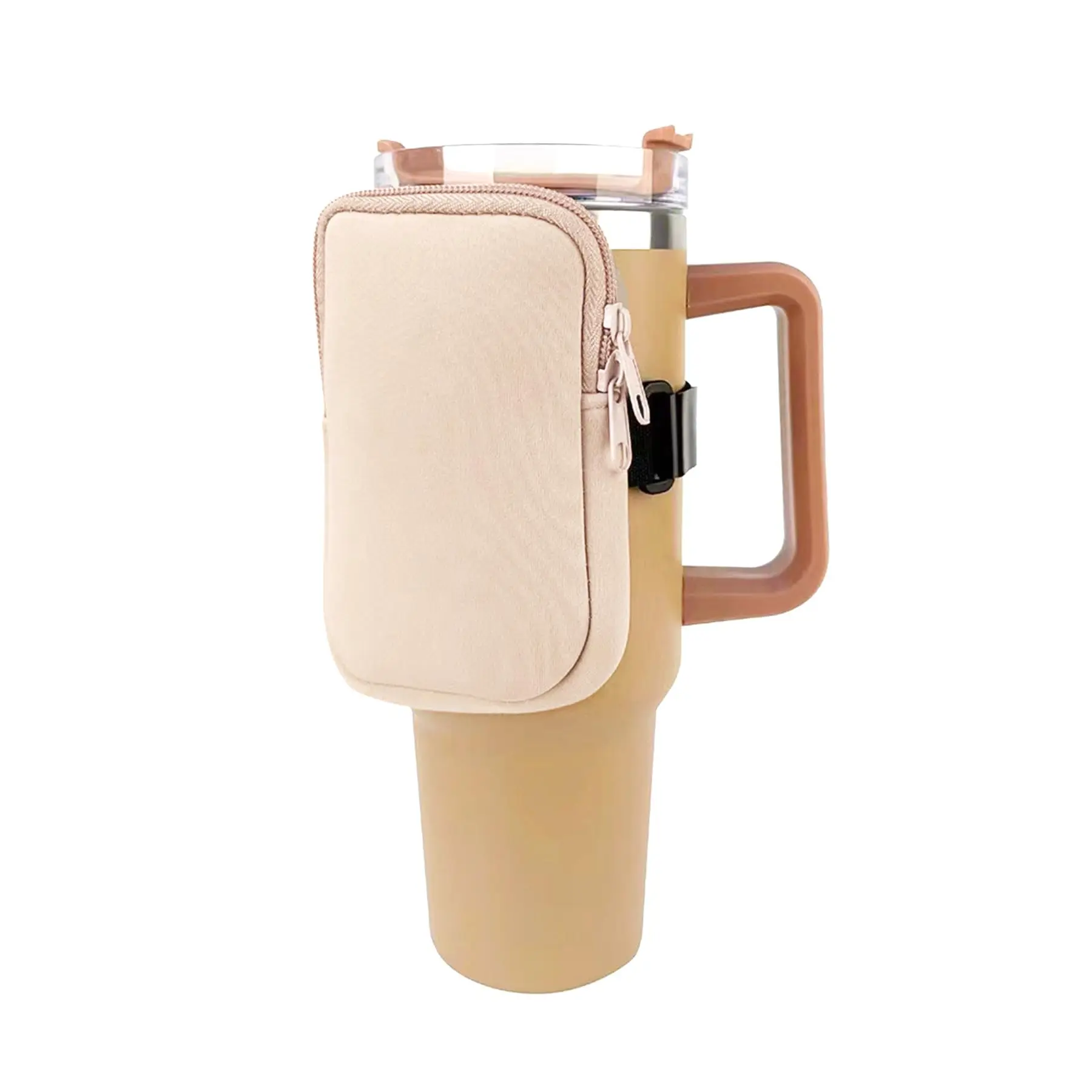 Custom Insulated thermos Neoprene Stanley Water Bottle Pouch Bag With Pocket