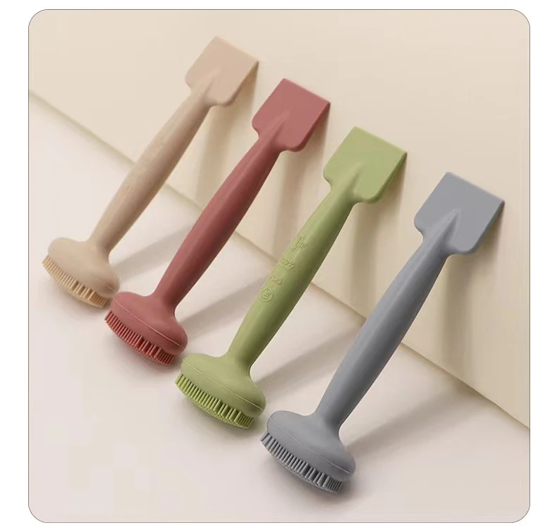 2024 professional application cosmetic face custom thick fan mask brush silicone