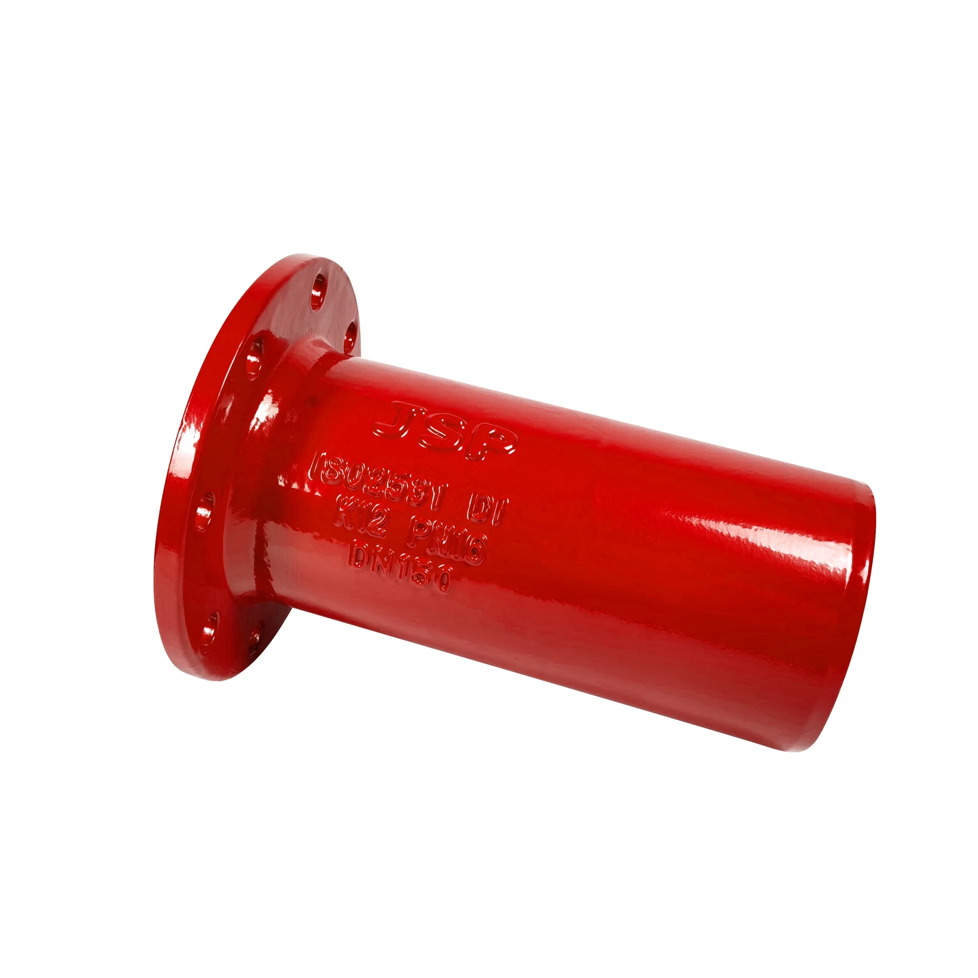 JSP  Red Epoxy PN16 DI China Fire Hydrant Ductile Cast Iron Pipe Fittings Ductile Iron Spigot Flanged Fittings For Water