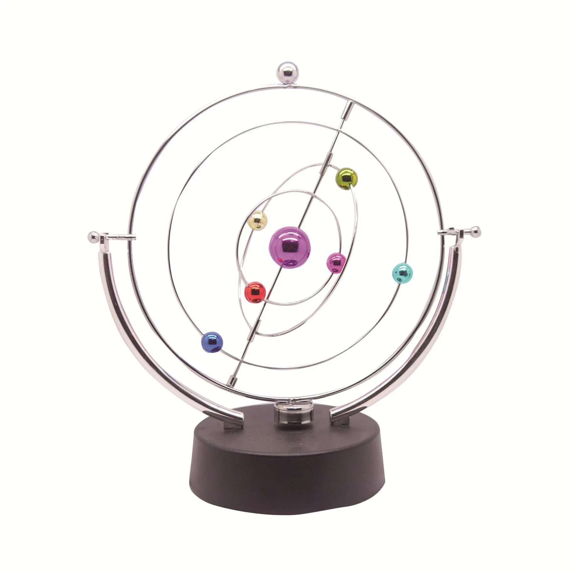 Magnetic Carving Kinetic Energy Galaxy Orbit Ornament Kinetic Energy Orbit Rotation Gadget Newton Dynamic Mobile Art Decoration