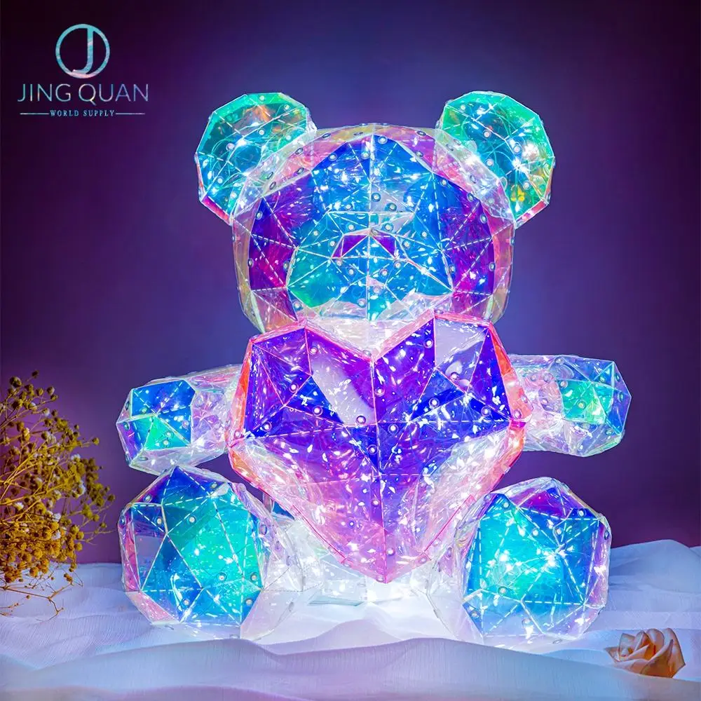 Heart Bear Decoration Lights Led Lights Colorful Christmas Decoration Holiday Lighting Decorations With Led For Holiday Party