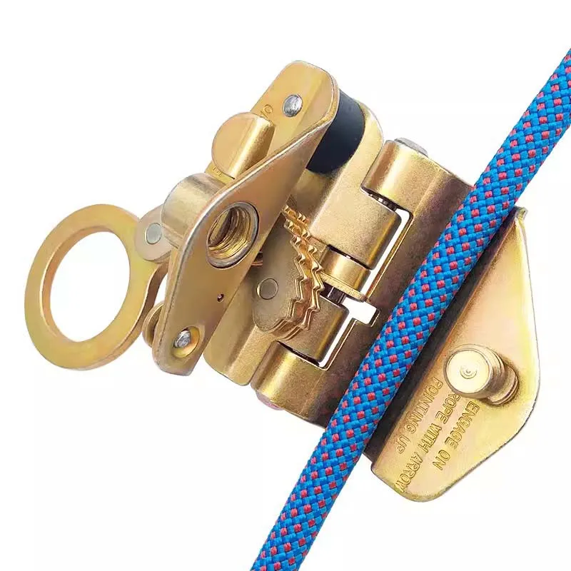 Jensan Hot Sale 10-16mm Safety Rope Self-locking Device For Mountaineering Equipment Rope Adjuster