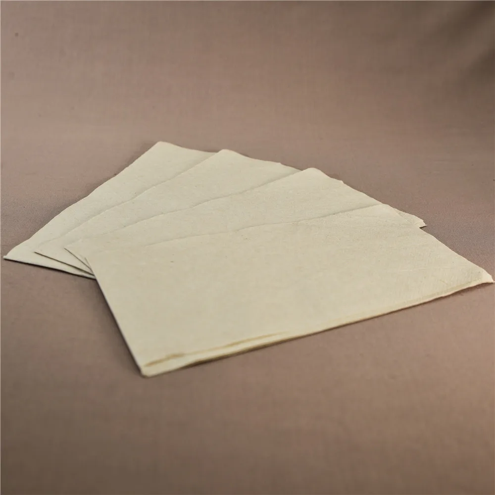Коричневые бумажные обеденные салфетки 2Ply 40*40 для ресторана