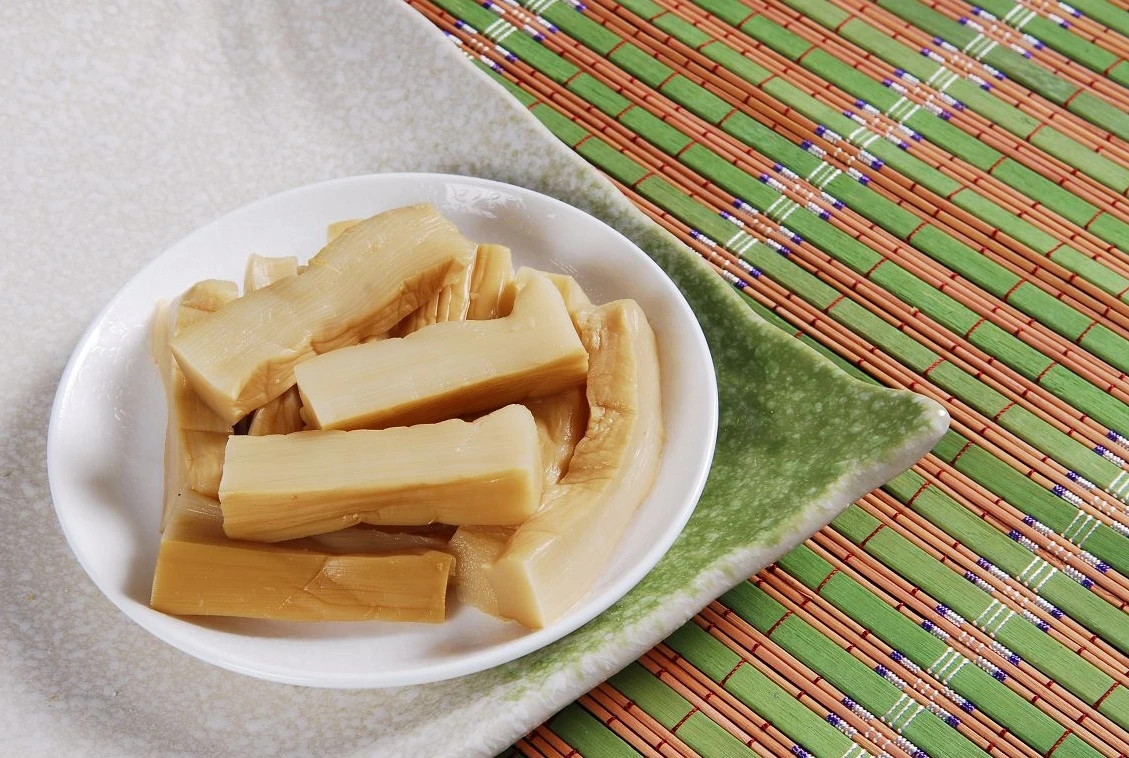 Boild Nutritional value Seasoned Bamboo Sprout Sliced  Menma for Japan Sushi Ramen Noodles