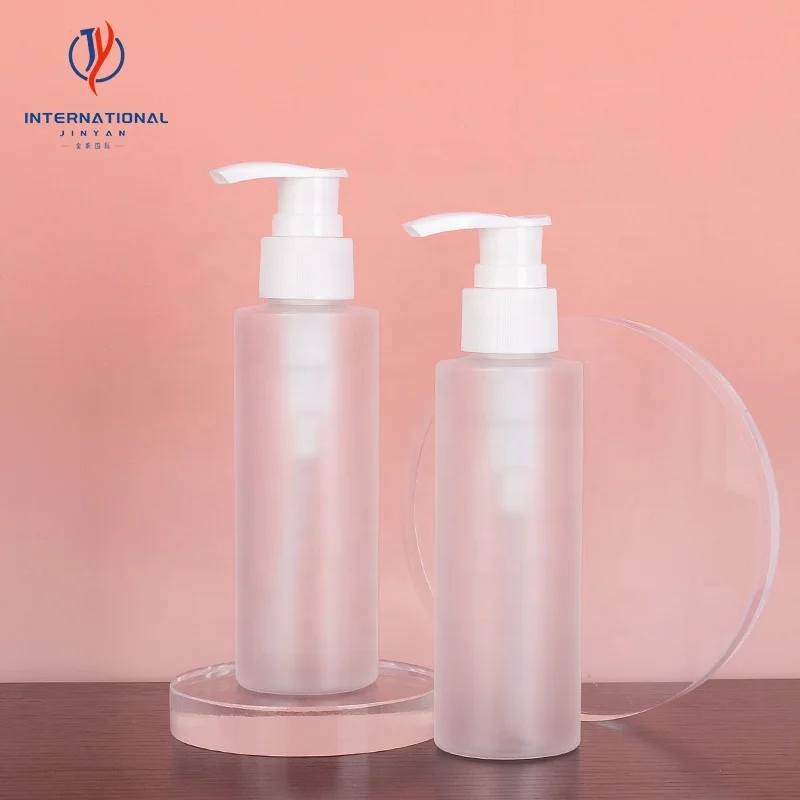 Eco-Friendly Recycled PE Plastic Bottles 100ml 120ml 200ml with Pump Sprayer for Shampoo Screen Printing Manufacturer