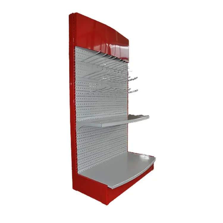 wholesale modern design colorful supermarket shelf tool display gondola wall racks