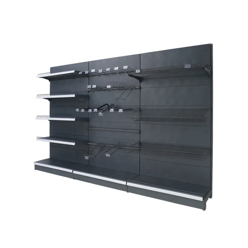 Popular Supermarket Shelf Supermarket Retail Store Double side convenience store display shelf /rack gondola shelving