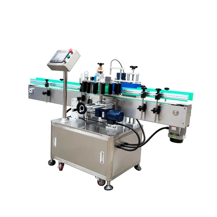 
Hot Selling Good Quality Aluminum Stainless Steel Small Automatic Bottle Label Making Machine 