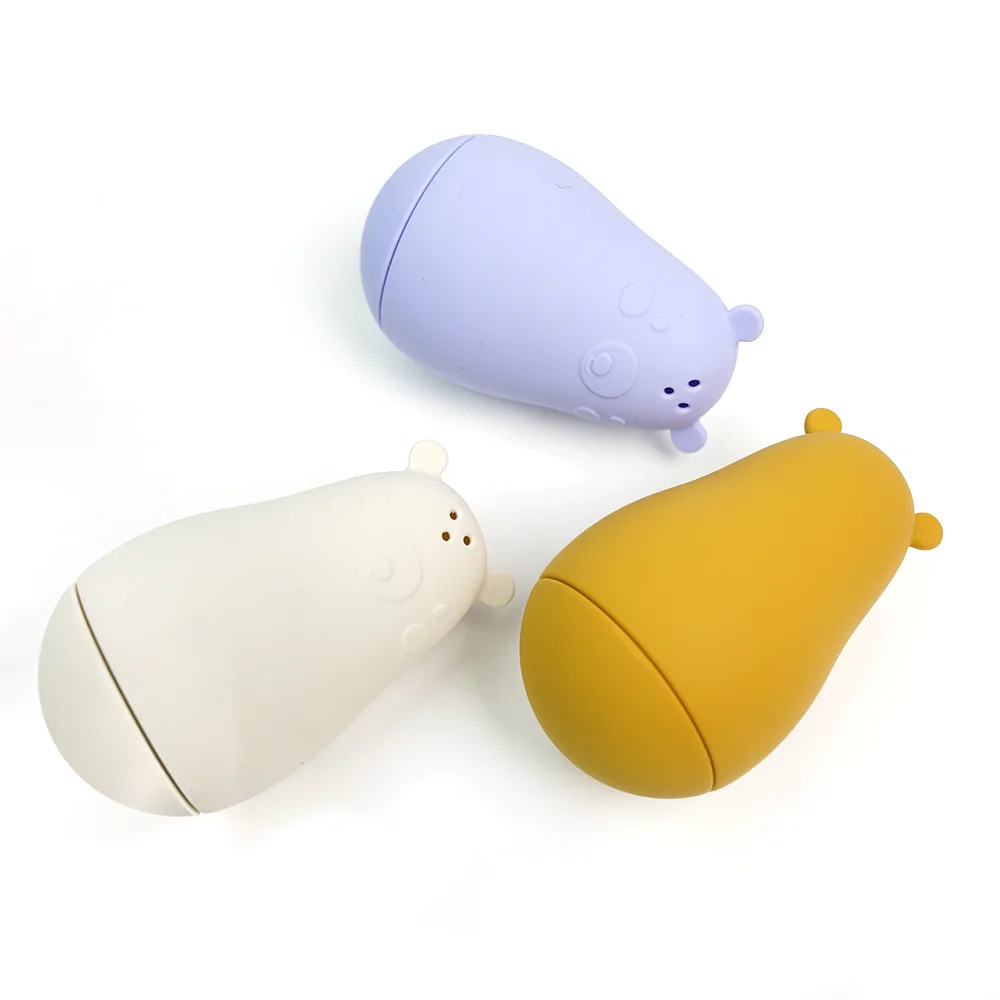 Silicone Baby Bath Toy Cartoon Animal Toddler Water Playing Toy Bathtub Water Squirting Shower Toy for Kids