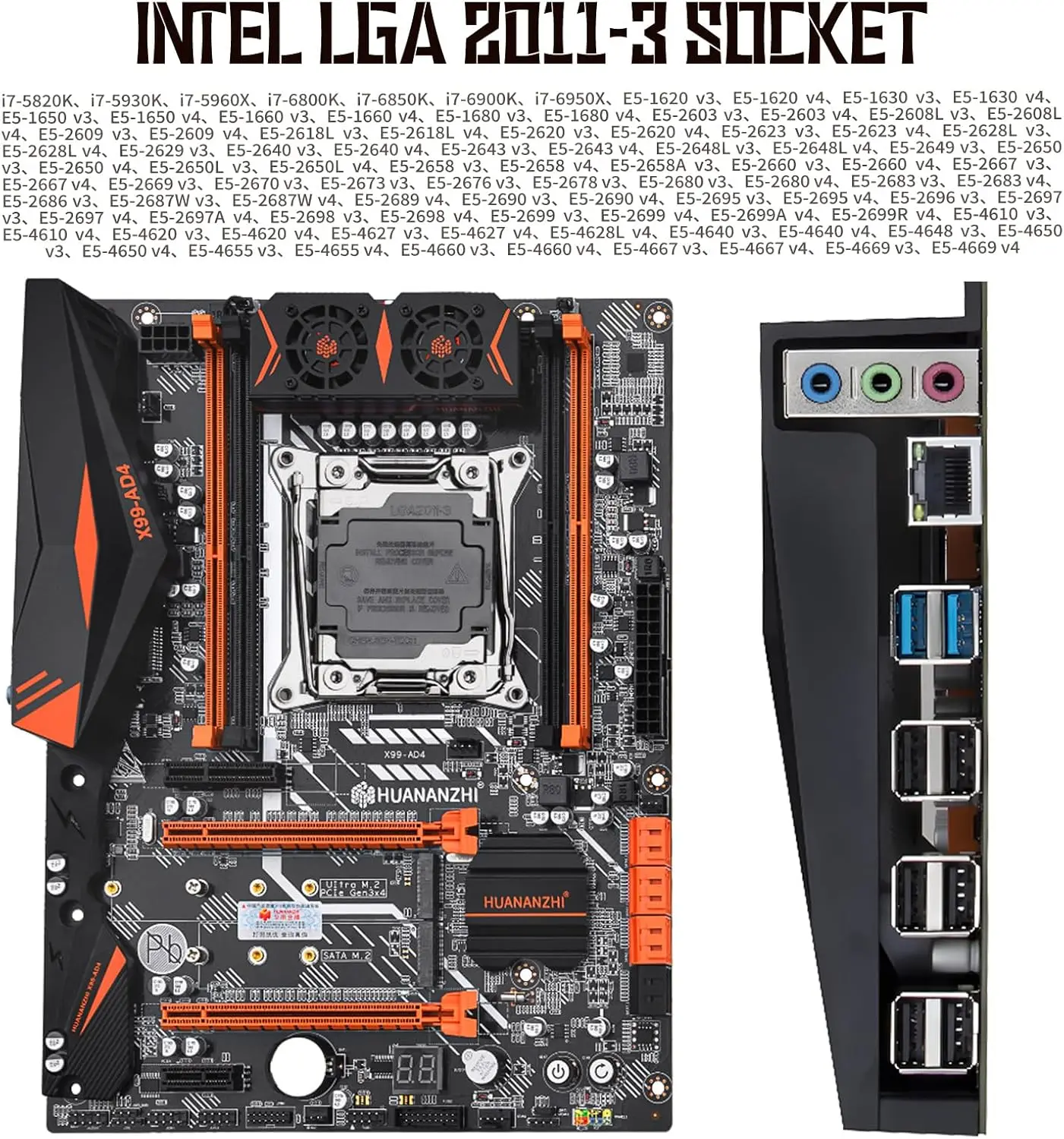 HUANANZHI X99 AD4 Desktop Computer Motherboard DDR4 Lga20113 Motherboards For PC Gaming