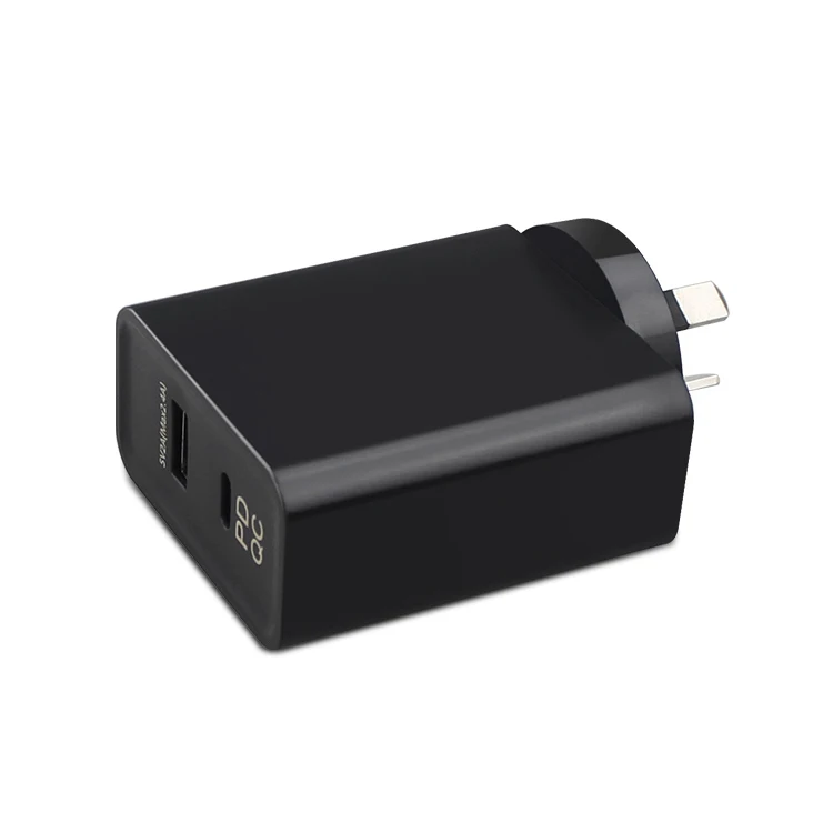  Сетевой адаптер питания для смартфона 45 Вт Тип C Pd быстрая зарядка 3 0 с одним Usb-портом сертифицированное