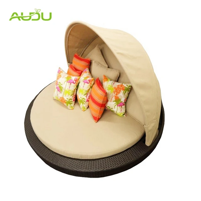 Audu Round Root Queen King Round Bed