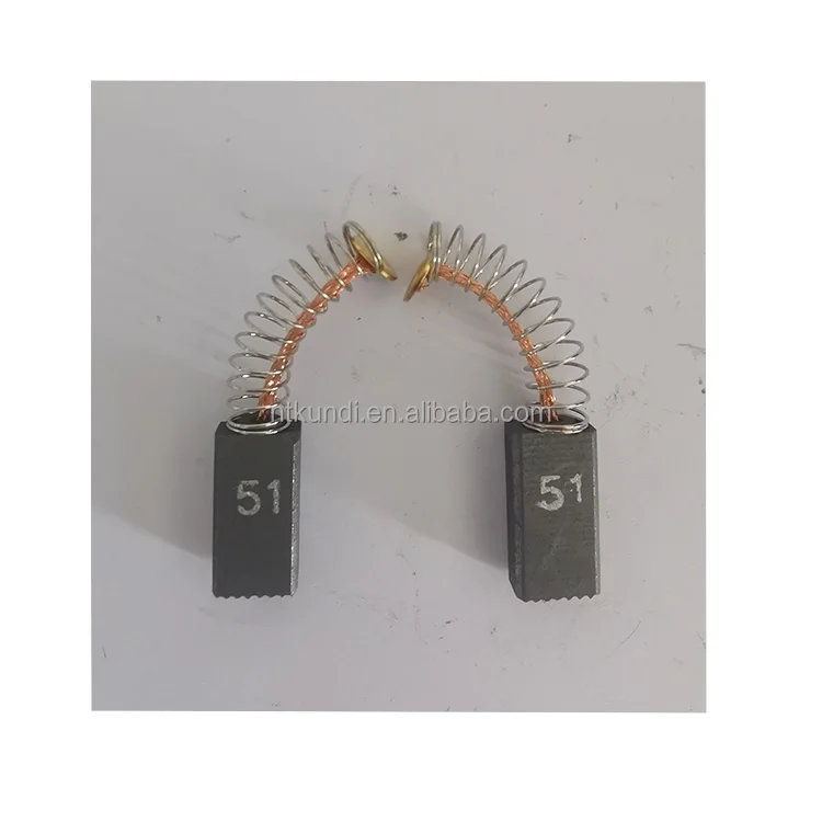 KUNDI Brand Professional Manufacturer power tool spare parts for Carbon Brush GBH2-20  5*8*15