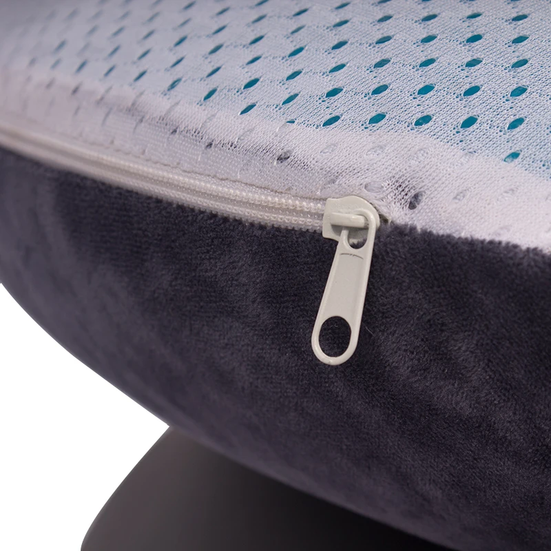 Wholesale Factory Customized Sleeping Camping U-shape neck pillow Car memory foam/ gel Travel neck pillow Both sides can be used