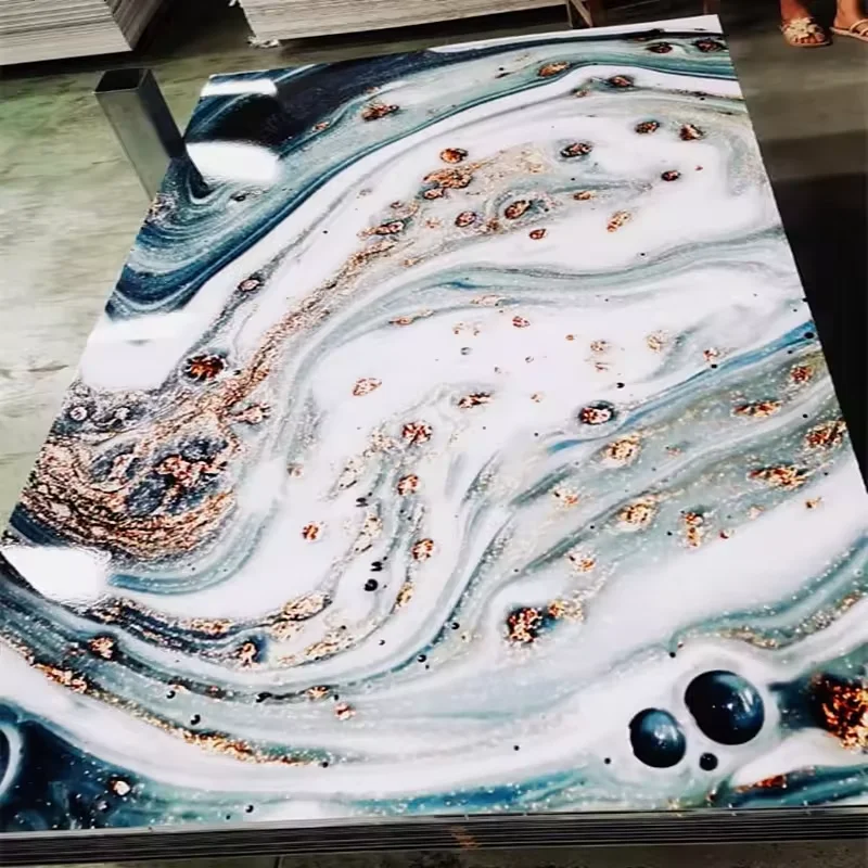 Good Quality Pvc 3D Marble Texture Board Wpc Wall Panel Marble Pvc Marble Sheet For Indoor
