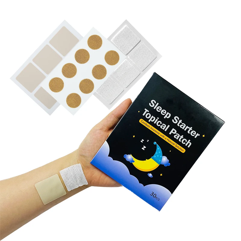 Natural herbal topical aromatherapy children adult stress relief vitamin improve sleep patches