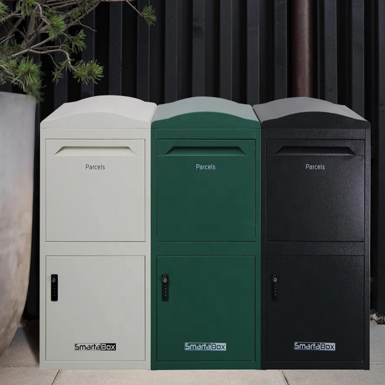 Letter Box Outdoor American Mailbox Package Parcel Delivery Box Postbox Stainless Steel Modern Customized Package Mail Drop Box