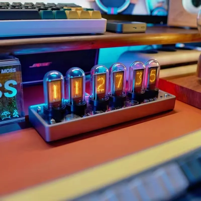 Современные DIY Nixie трубчатые часы запасные IPS дисплей