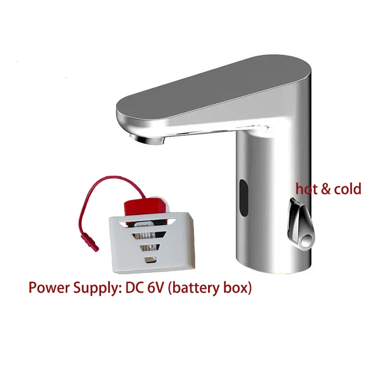 HY-132D Automatic Sensor Faucet New Arrival Non-Contact Tap for Bathroom Kitchen & School Usage Deck Mounted & Touchless