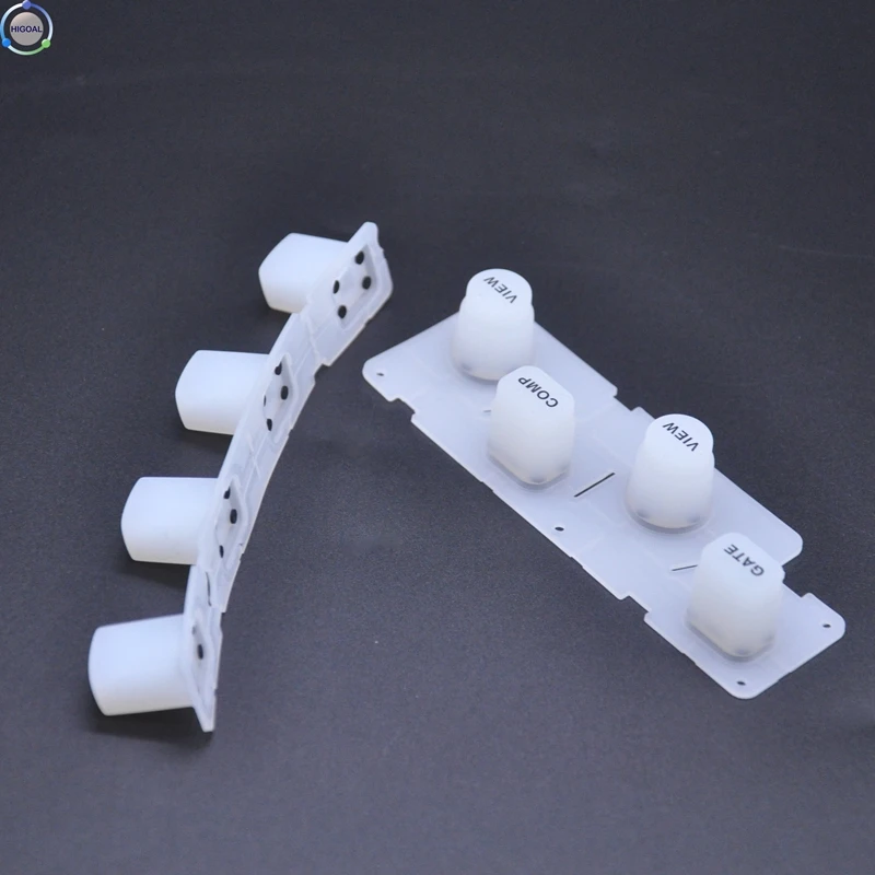 boto iluminado keypad conductive button waterproof soft rubber silicone keyboard