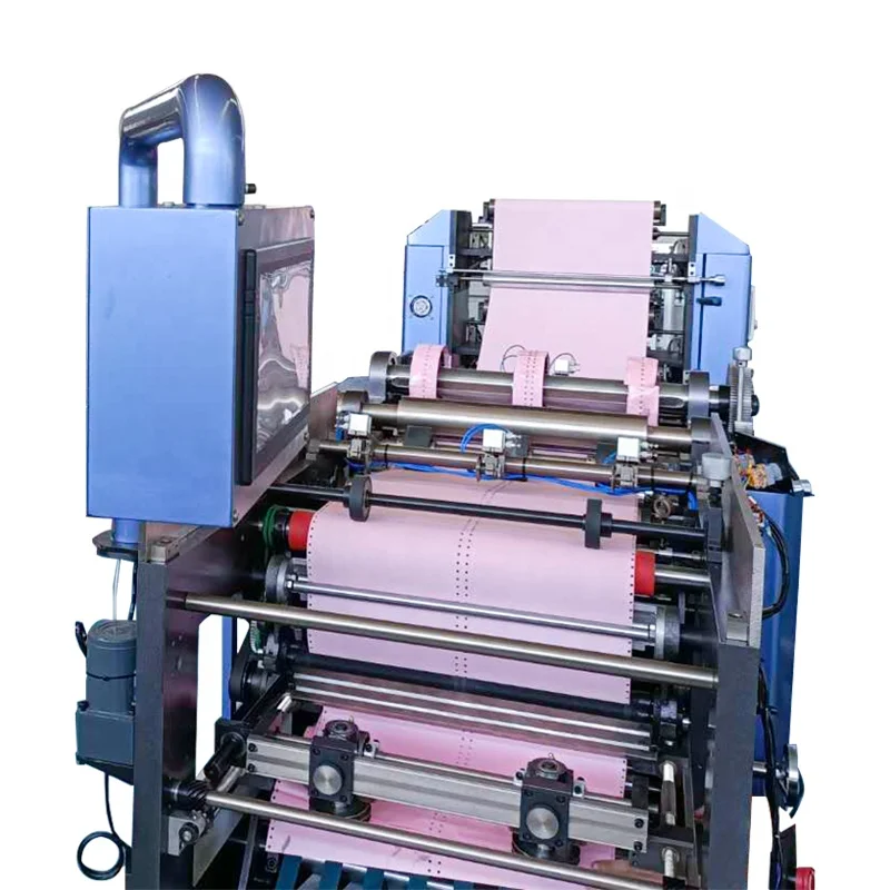 Industrial business forms paper folding machine copy paper jumbo perforating paper punching machine