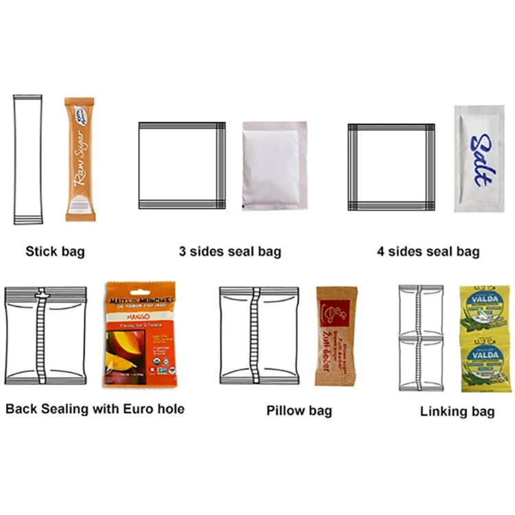 Hot Selling Sauce Powder Pouch Automatic Sugar Salt Sachet Packing Machine