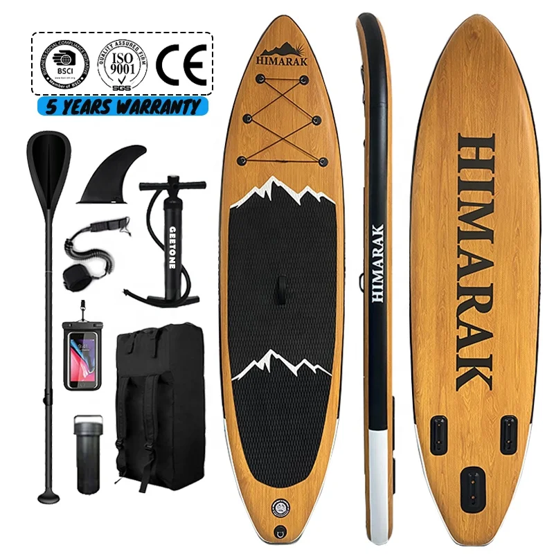 GeeTone OEM надувная весло доска двойной слой sup race V-образная для серфинга доски весла