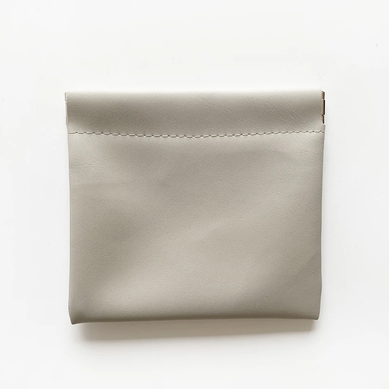 Wholesale Custom PU Jewelry Pouch Bag Elegant Leather Mini Makeup Cosmetic Pouch