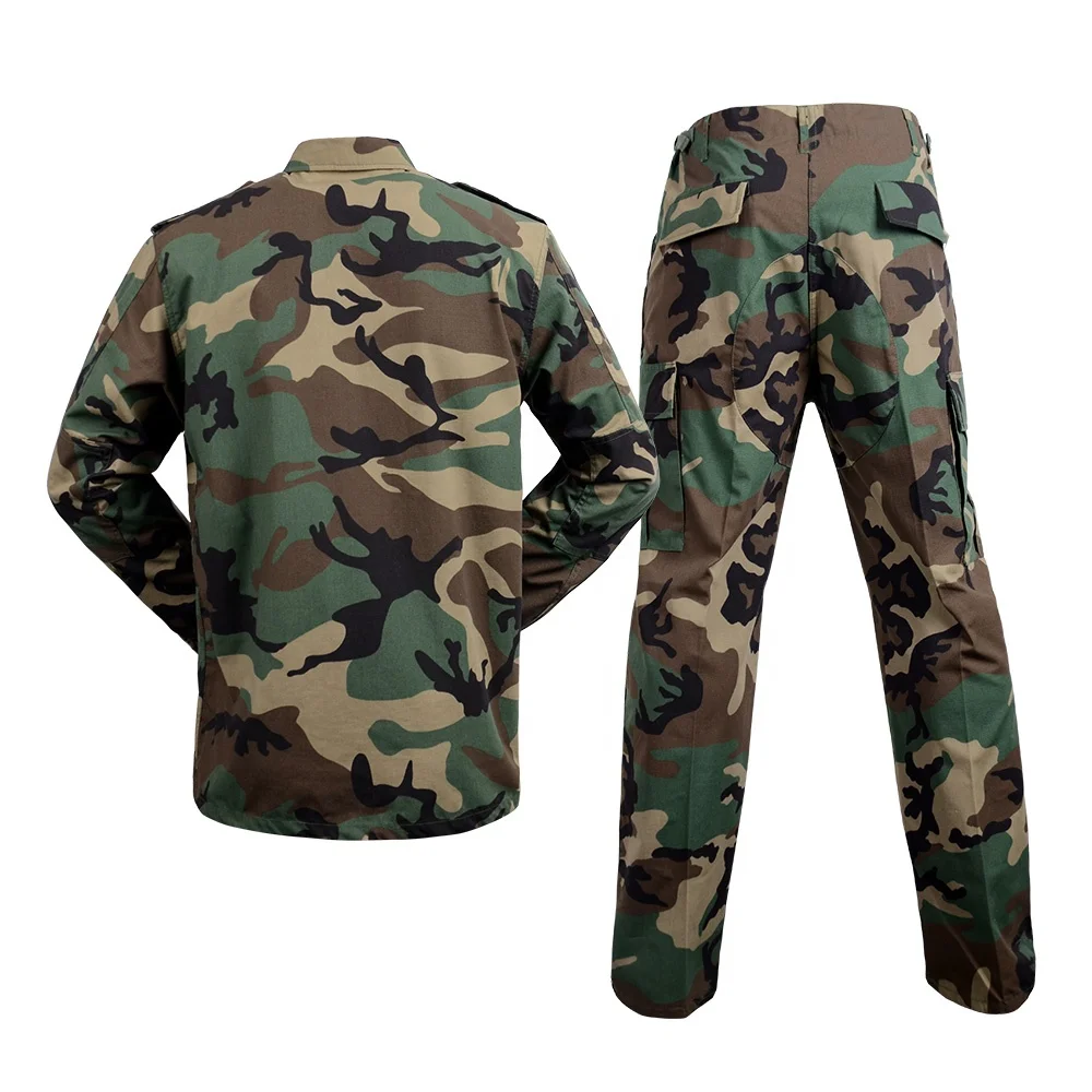 High Quality BDU Uniform Green Security Guard Uniform Camouflage BDU Uniform