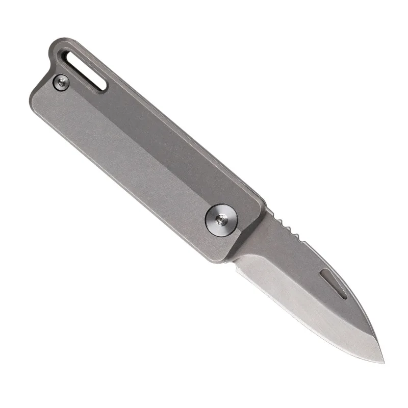 EDC Folding Knife Titanium Pocket Utility Knife for Everyday Carry