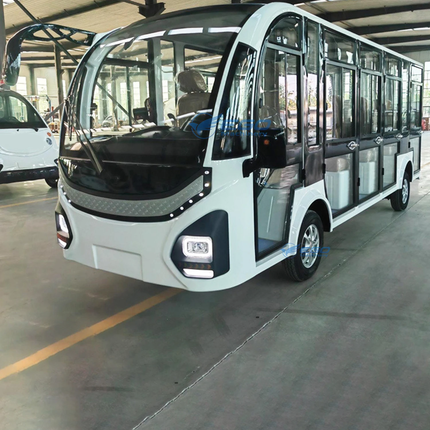 Новый электромобиль на солнечной батарее автобус-Шаттл для зоопарка 11 14 17 мест экскурсионный автобус с 4 колесами мини-Шаттл
