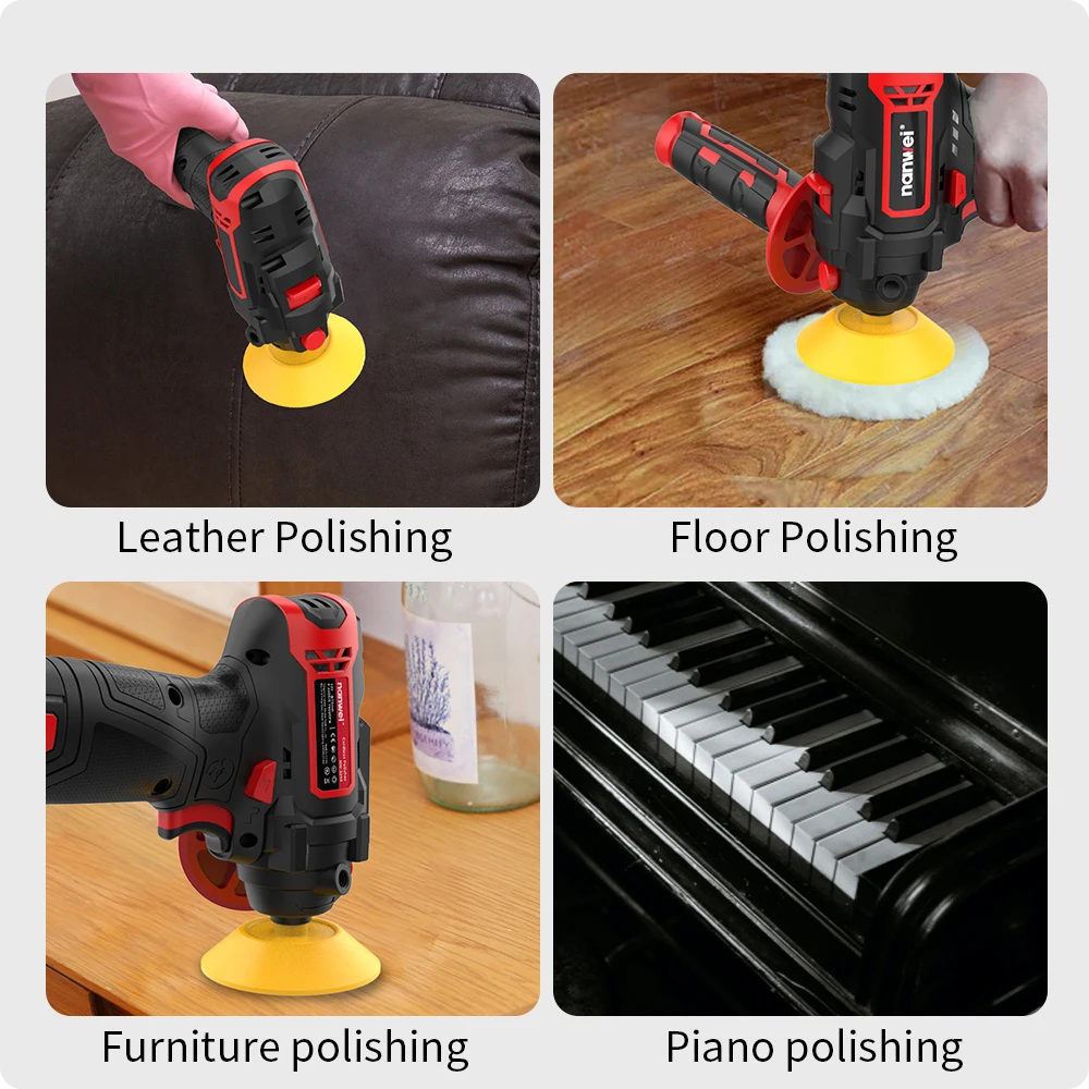 Industrial 2 Speed Mini Rotary Handle Electric Car Polisher Polishing Machine for Car
