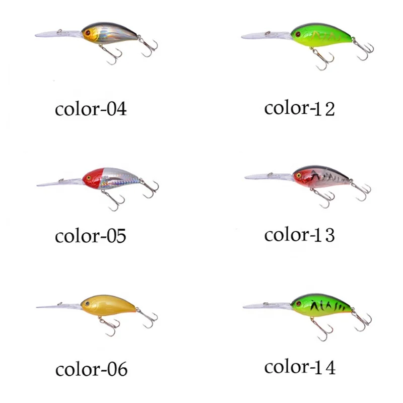 Wholesale Hard Bait Fishing Tackle High Quality Fancy Long Lip Deep Diving Crankshad Fish Bait