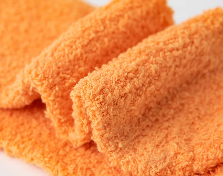 Winter Hot Sale Cheap Thick Coral Fleece Warm Ladies Socks Fashion Solid Plain Color Cozy Fuzzy Warm Women Socks