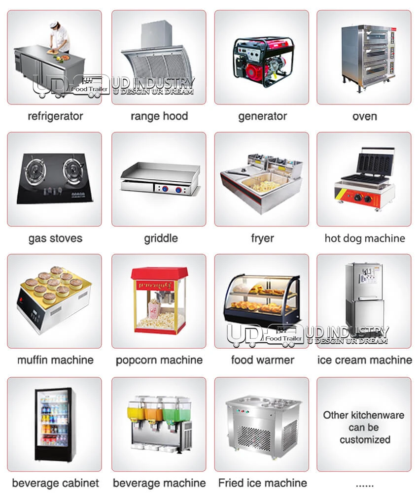 In Stock Fully Equipped Enclosed Coffee Truck Pizza Mobile Bar Airstream Food Trailer For Sale