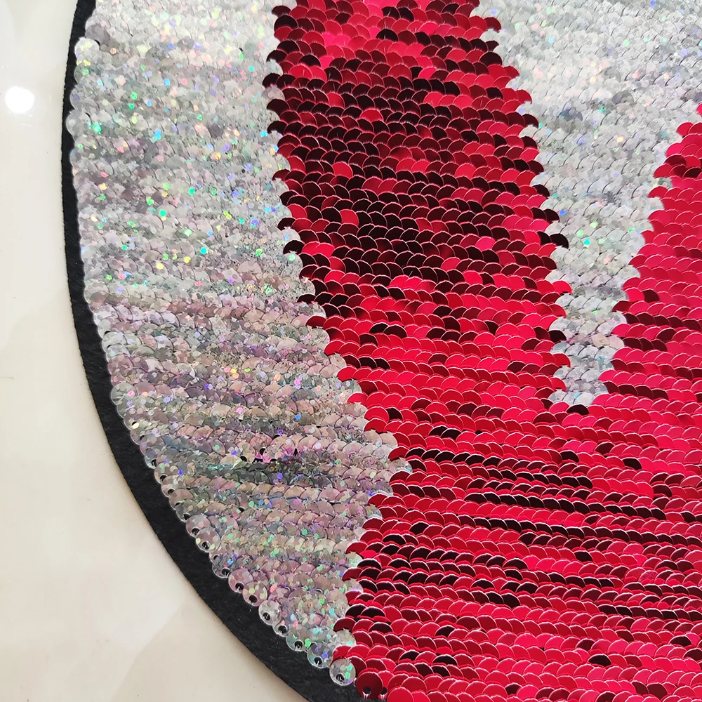 Factory Custom wholesale easter Embroidery glitter reverse sequins Egg Iron On Patches For Clothing Clothes