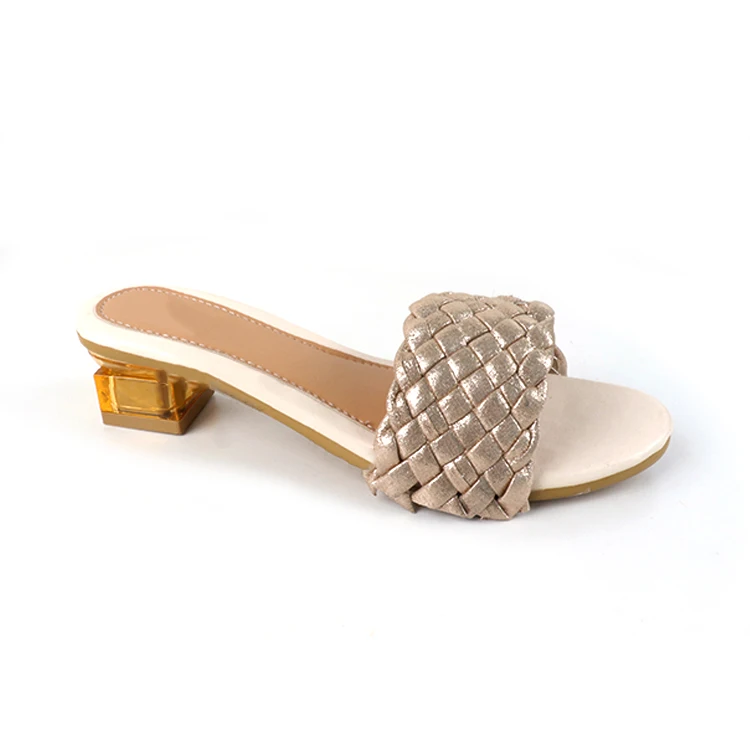 Women shoes sandal upper making material slippers upper