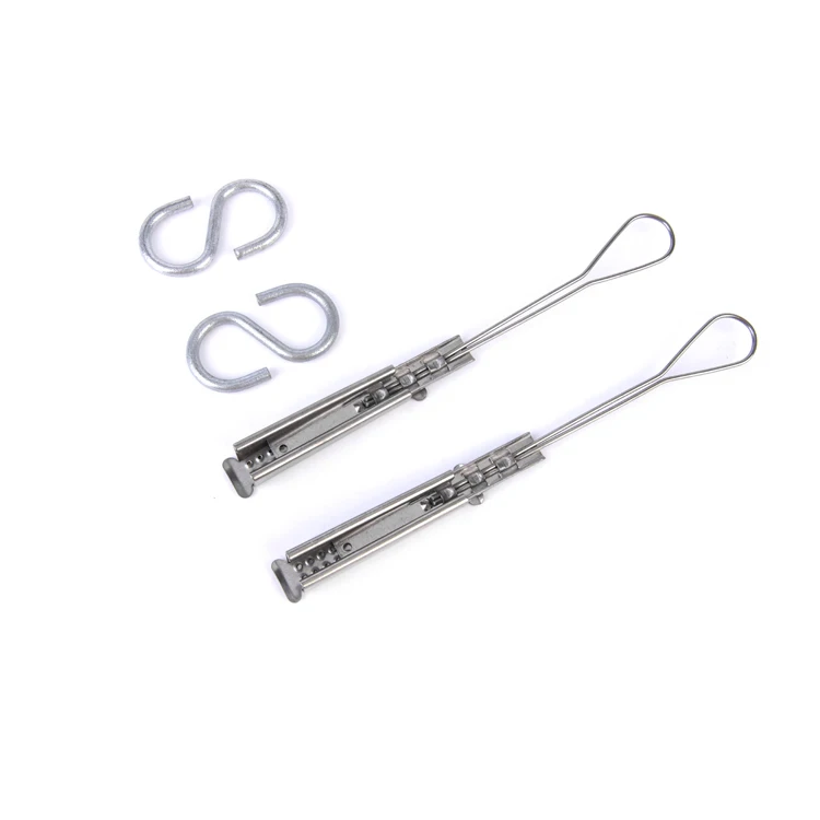 Cable Accessories Series Optical Fiber 1-2 pair aluminum adjustable drop wire clamp