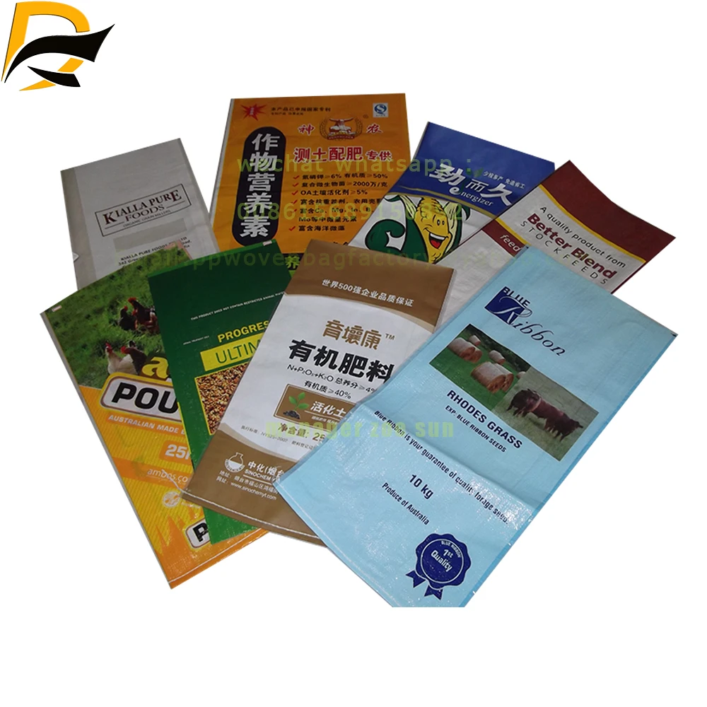 OEM design biscuit candy food bag 25kg Bopp laminated pp woven bag